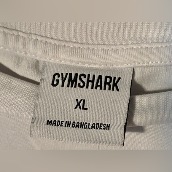Gymshark Men’s XL White T-Shirt - Picture 2 of 5